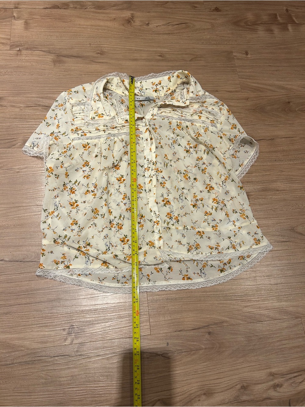Floral button up shirt